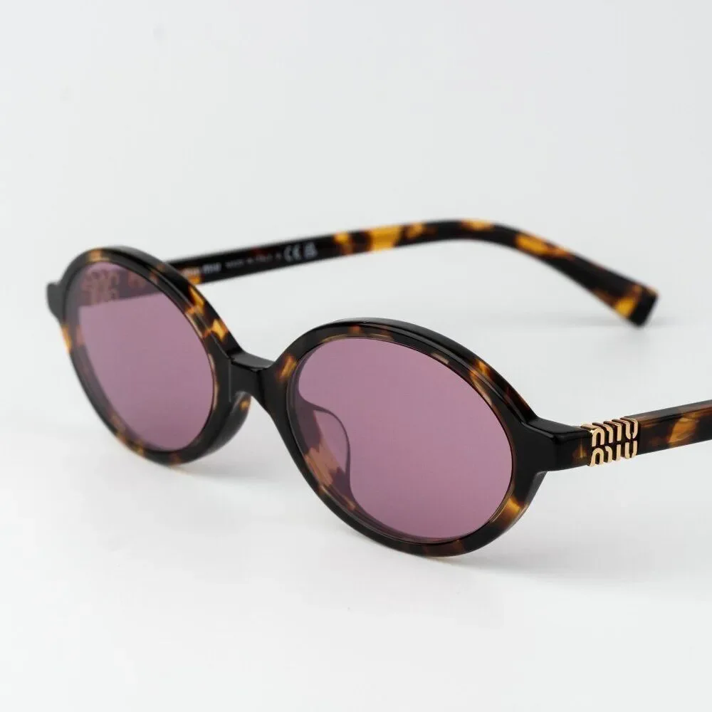 Miu Miu REGARD Men Sunglasses Havana Pink Mirror Silver MU04ZSF VAU50D REGARD